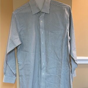 Brooks Brothers Light Blue and White Stripe Dress Shirt